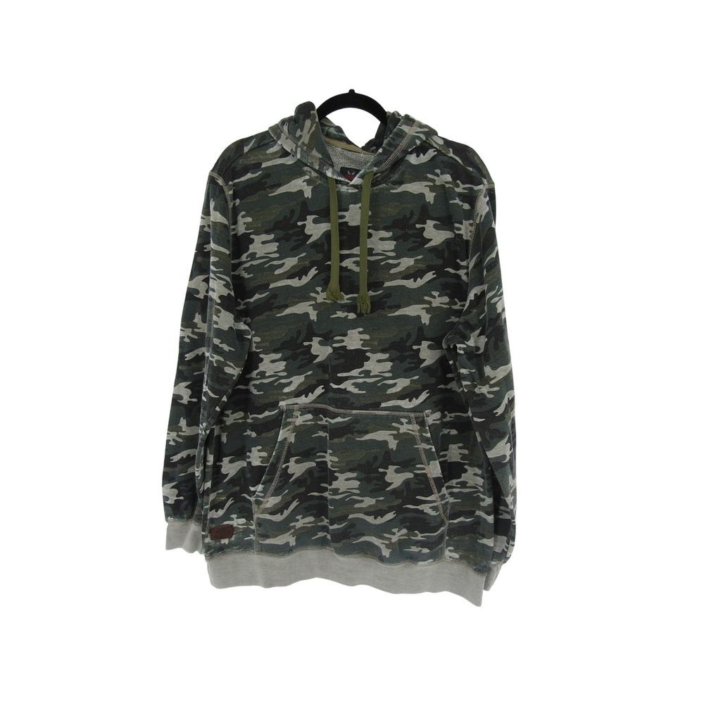 Moonshine Spirit Hoodie Mens XL‎ Green Camo Pullover Brad Paisley Long Sleeve